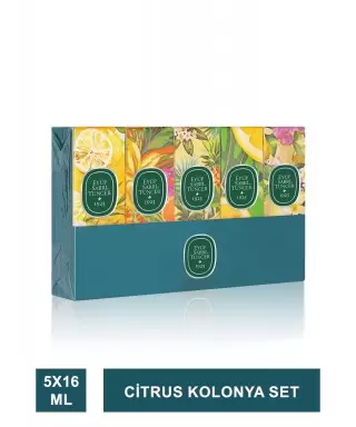 Eyüp Sabri Tuncer 5'li 16 ml Kolonya Set Citrus