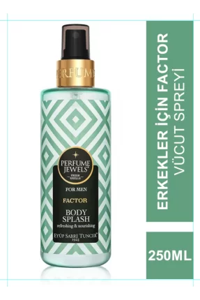 Eyüp Sabri Tuncer Perfume Jewels Factor Erkek Vücut Spreyi 250 ml