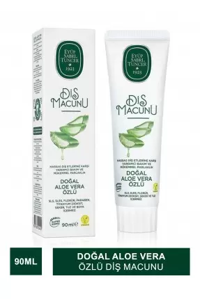 Eyüp Sabri Tuncer Doğal Aloe Vera Özlü Diş Macunu 90 ml (S.K.T 04-2026)