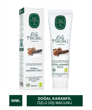 Eyüp Sabri Tuncer Doğal Karanfil Özlü Diş Macunu 90 ml (S.K.T 04-2026)