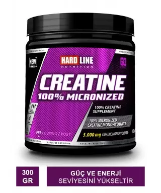 Hardline Creatin %100 Mikronize 300 Gr (S.K.T 01-2027)