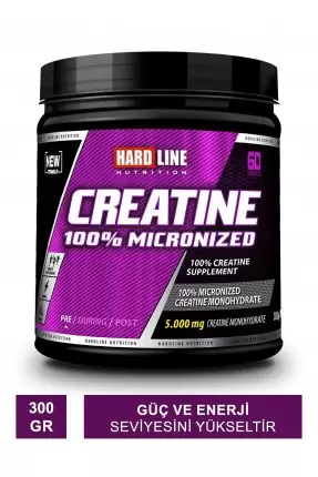 Hardline Creatin %100 Mikronize 300 Gr (S.K.T 01-2027)