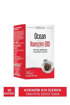 Ocean Koenzim Q10 100 Mg 30 Kapsül (S.K.T 05-2026)