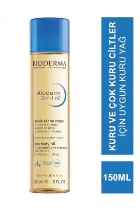 Bioderma Atoderm 2in1 Oil ( Nemlendirici Kuru Yağ ) 150 ml