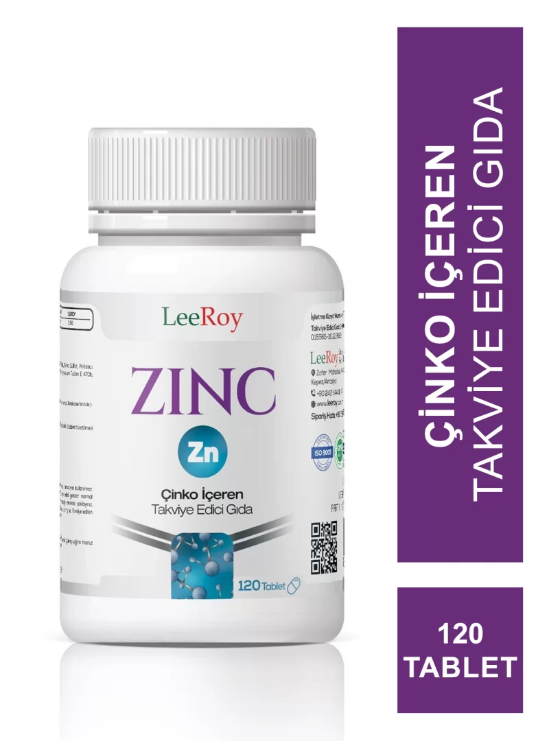 LeeRoy Zinc (Çinko) 120 Tablet