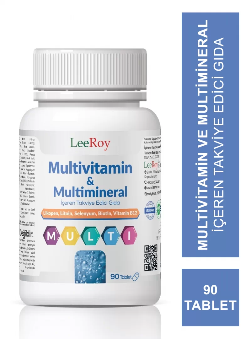 LeeRoy Multivitamin & Multimineral 90 Tablet