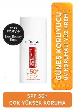 Loreal Paris Revitalift SPF 50+ Yüz Güneş Kremi ( Fluid Krem ) 50ml