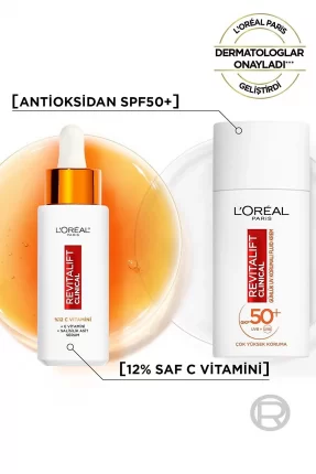 Loreal Paris Revitalift SPF 50+ Yüz Güneş Kremi ( Fluid Krem ) 50ml