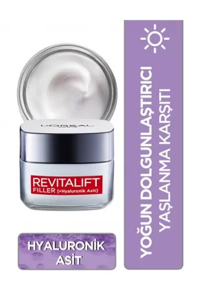 Loreal Paris Revitalift Filler Dolgunlaştırıcı Yaşlanma Karşıtı Gündüz Bakım Kremi 50 ml