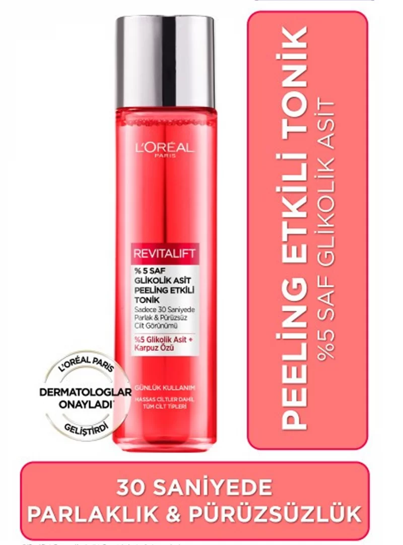 Loreal Paris Revitalift Glikonik Asit Peeling Etkili Tonik 180 ml