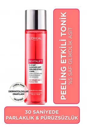 Loreal Paris Revitalift Glikonik Asit Peeling Etkili Tonik 180 ml