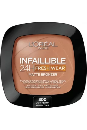 Loreal Paris Infaillible 24H Fresh Wear Bronzlaştırıcı Pudra - 300 Light Medium 9gr