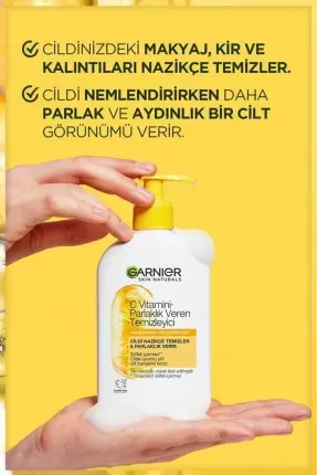 Garnier C Vitamini Parlaklık Veren Temizleyici 250 ml