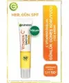 Garnier C Vitamini Parlak Günlük Güneş Koruyucu Fluid Yüz Kremi ( Görünmez Doku ) Spf50+ 40 ml