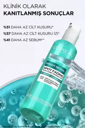 Loreal Paris Bright Reveal Spot Fading ( Serum İçerikli Temizleme Jeli - Hassas / Akneli Ciltler ) 150 ml