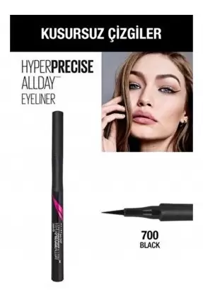 Maybelline New York Hyper Precise All Day Eyeliner - 700 Black - Siyah