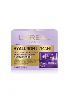 Loreal Paris Hyaluron Uzmanı Nemlendirici Gündüz Kremi Spf20 50 ml