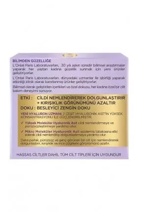 Loreal Paris Hyaluron Uzmanı Nemlendirici Gündüz Kremi Spf20 50 ml