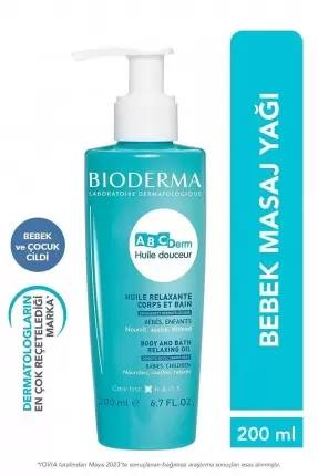 Bioderma ABCDerm Relaxing Oil 200 ml Masaj Yağı