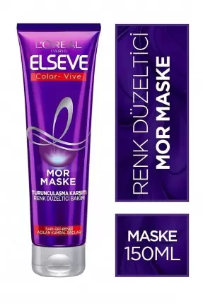 Loreal Paris Elseve Turunculaşma Karşıtı Renk Düzeltici Mor Maske 150 ml