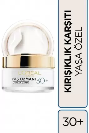 Loreal Paris Yaş Uzmanı 30+ Nemlendirici Gündüz Kremi 50ml