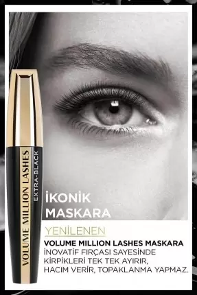 Loreal Paris Volume Million Lashes Extra Black Maskara 10.7 ml