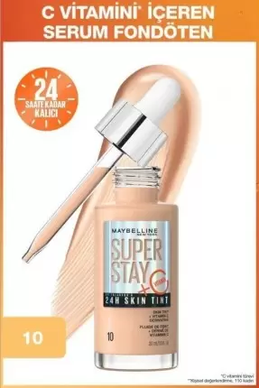 Maybelline New York Super Stay Skin Tint Fondöten - 10 30ml