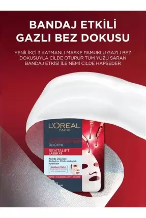 Loreal Paris Revitalift Yaşlanma Karşıtı Lazer Maske 1 Adet