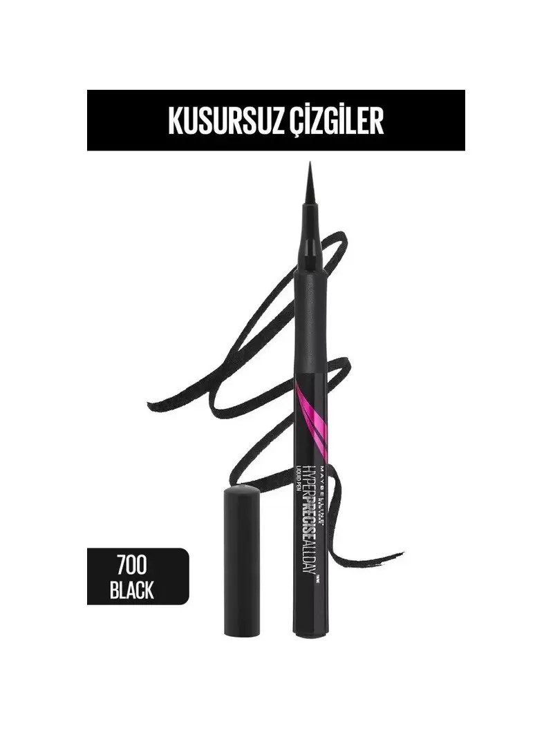 Maybelline New York Hyper Precise All Day Eyeliner - 700 Black - Siyah