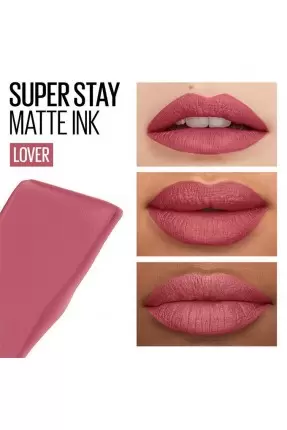 Maybelline New York Super Stay Matte Ink Likit Mat Ruj -15 LOVER