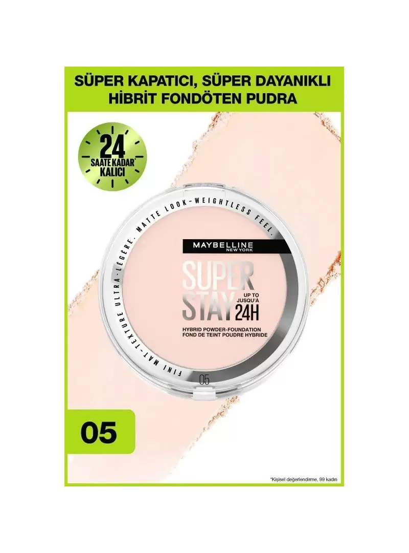 Maybelline New York Superstay Hibrit Pudra-Fondöten - 05 9gr