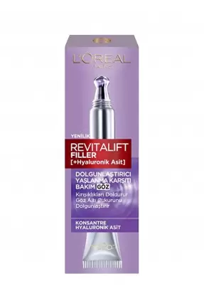 Loreal Paris Revitalift Filler Dolgunlaştırıcı Yaşlanma Karşıtı Göz Bakım Kremi 15 ml