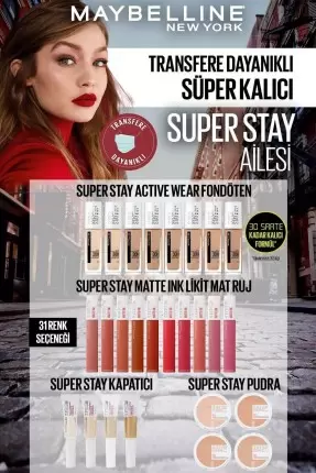 Maybelline New York Super Stay Matte Ink Likit Mat Ruj -70 AMAZONIAN