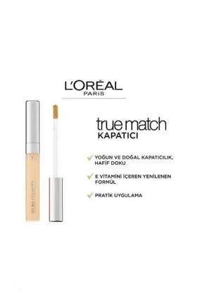 Loreal Paris True Match Kapatıcı - 2N VANILLA 6.8ml