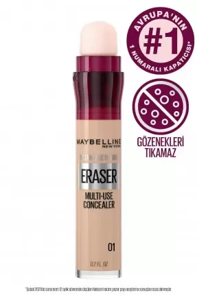 Maybelline New York Instant Anti Age Eraser Kapatıcı - 01 Light 6,8ml