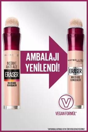 Maybelline New York Instant Anti Age Eraser Kapatıcı - 02 Nude 6.8 ml