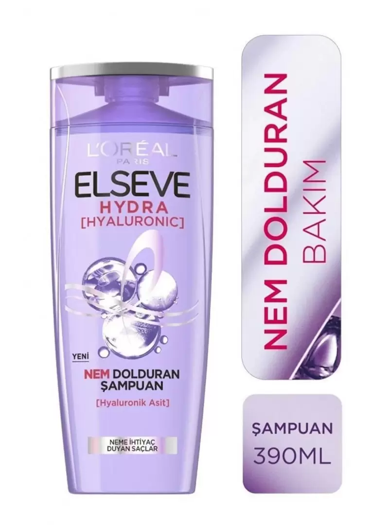 Loreal Paris Elseve Hydra ( Hyaluronic ) Nem Dolduran Şampuan 390 ml