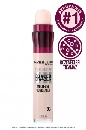 Maybelline New York Instant Anti Age Eraser Kapatıcı - 03 Fair 6,8ml