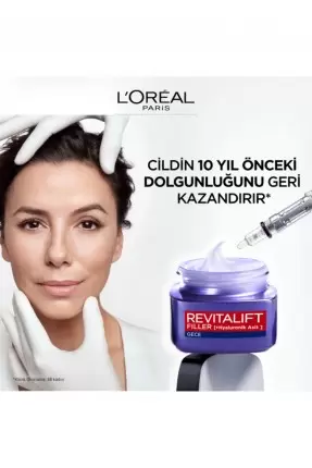 Loreal Paris Revitalift Filler Dolgunlaştırıcı Yaşlanma Karşıtı Gece Bakım Kremi 50 ml