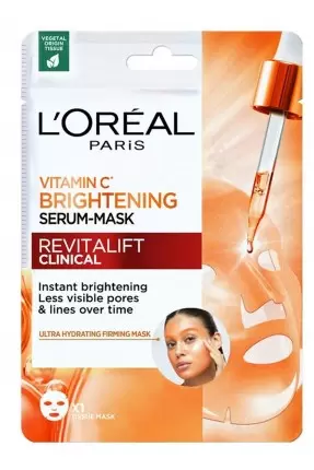 Loreal Paris Revitalift Clinical Anında Aydınlatıcı C Vitamini Serum Etkili Maske 1 Adet