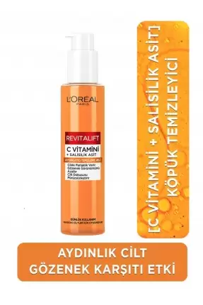 Loreal Paris Revitalift C Vitamini Aydınlatıcı Temizleme Jeli 150 ml