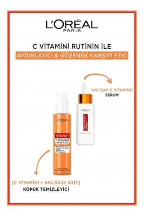 Loreal Paris Revitalift C Vitamini Aydınlatıcı Temizleme Jeli 150 ml