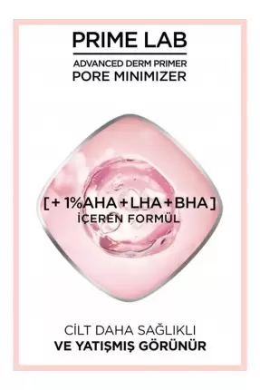 Loreal Paris Prime Lab Pore Minimizer Gözenek Küçültücü AHA ve BHA İçeren Primer 30 ml