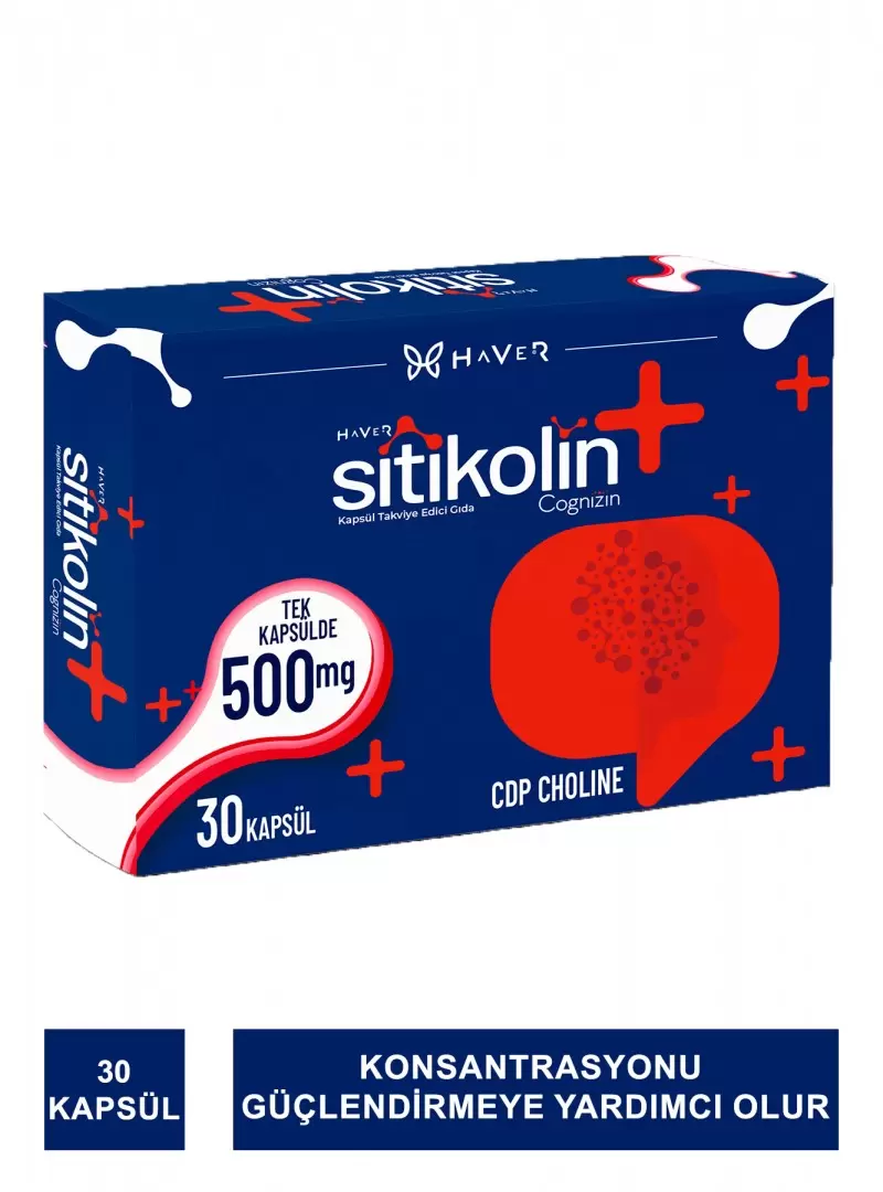 Haver Sitikolin Cognizin 500mg 30 Kapsül