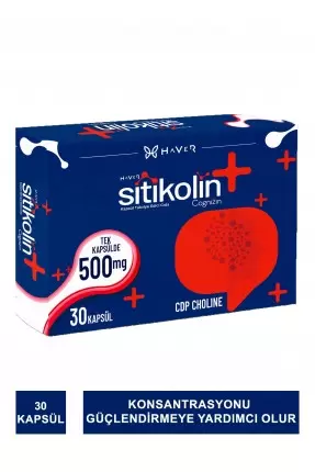 Haver Sitikolin Cognizin 500mg 30 Kapsül