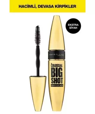 Maybelline New York The Colossal Big Shot Daring Black Maskara - Ekstra Siyah