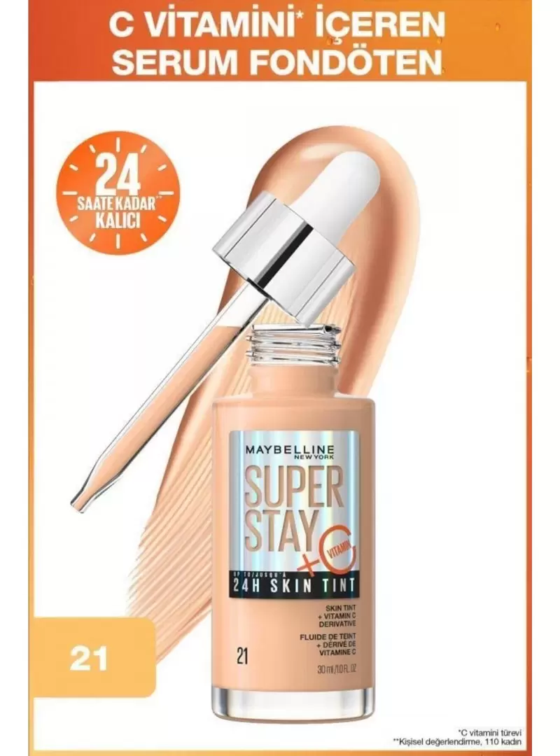 Maybelline New York Super Stay Skin Tint Fondöten - 21 30ml