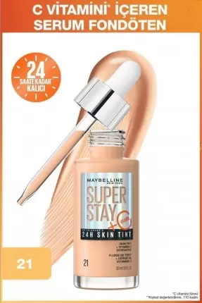 Maybelline New York Super Stay Skin Tint Fondöten - 21 30ml