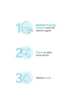 Bioderma Abcderm Foaming Gel Temizleme Jeli 1 Litre (S.K.T 01-2025)