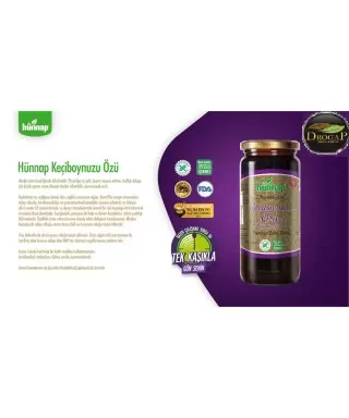 Hünnap Keçiboynuzu Özü ve Vitamin İçeren Takviye Edici Gıda 500 ml